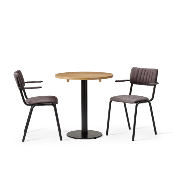 "Bourbon-Armchair-in-Aberdeen-with-Solid-Wood-Oak-Forza-Round-Table.jpg"
