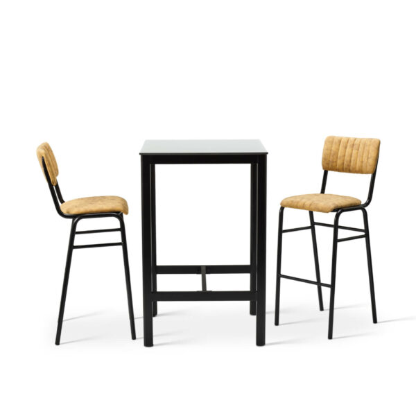 "Bourbon-Bar-Chair-in-Goldmine-with-White-Compact-Laminate-Top-on-Manhattan-Square-Poseur-Frame.jpg"