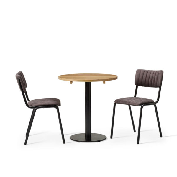 "Bourbon-Side-Chair-in-Aberdeen-with-Solid-Wood-Oak-Forza-Round-Table.jpg"