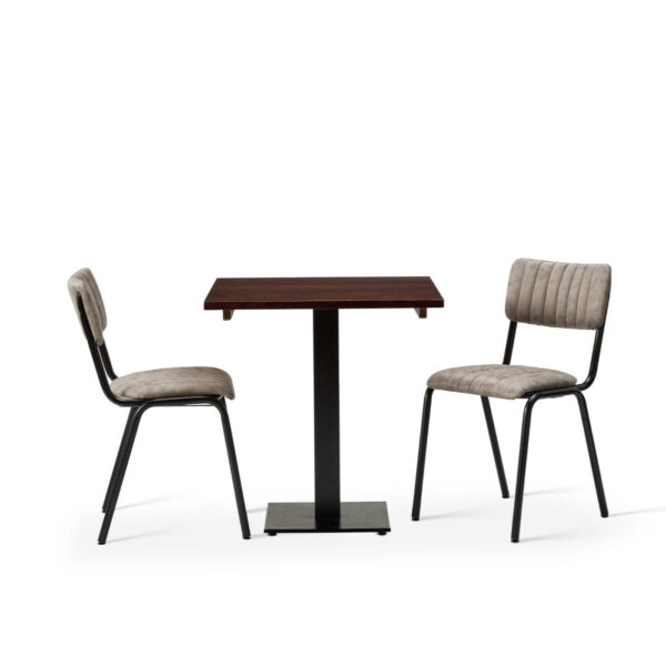 "Bourbon-Side-Chair-in-Graphite-with-Solid-Wood-Walnut-Forza-Square-Table.jpg"