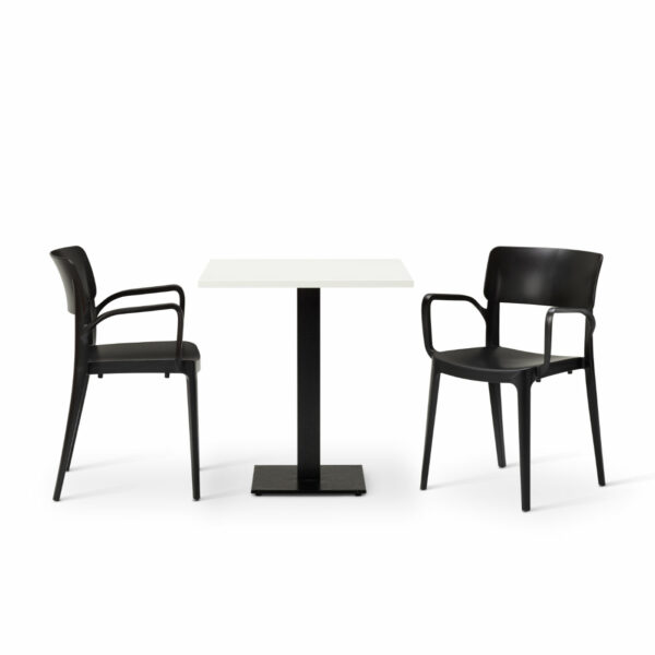 "Vivo-Armchair-in-Black-with-MFC-White-Square-Forza-table.jpg"
