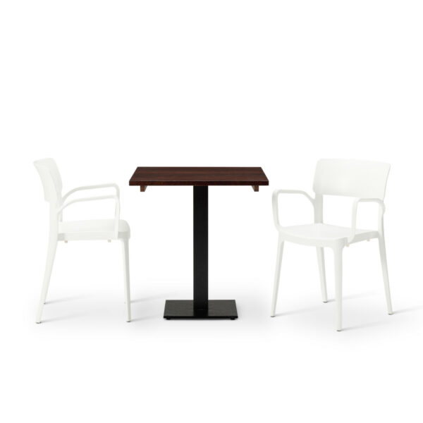 "Vivo-Armchair-in-White-with-Solid-Wood-Walnut-Square-Forza-table.jpg"